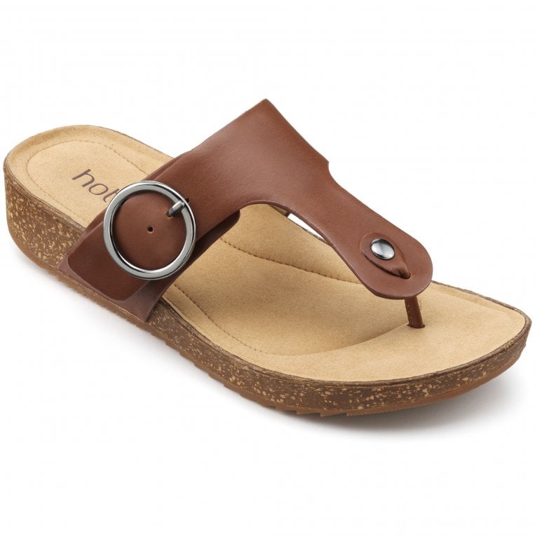 Hotter Resort Womens Wide Fit Toe Post Sandals Women From Charles Clinkard Uk 4056