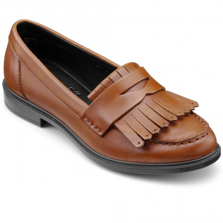 Hotter Devon Womens Wide Fit Loafers Shoes From Charles Clinkard Uk 1282